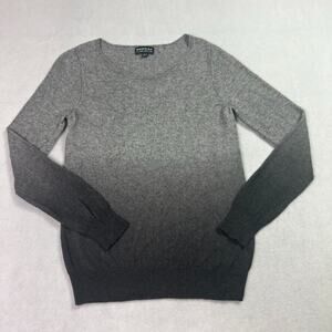 Repeat Silver Edition Sweater Womens 38/S Gray Black Cashmere Wool Ombre